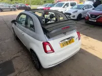 Begagnad Fiat 500C Collezione 2019 Vit Cab