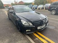 Used Mercedes E350 2010 Black Coupe