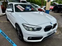 Used BMW 118 Sport Line 150 HP (110 kW) 2016 White Hatchback