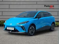 Used MG MG4 EV Trophy 150 kW (204 HP) 2023 Blue Hatchback