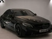 Used Mercedes C220 AMG line 194 HP (142 kW) 2019 Black Sedan