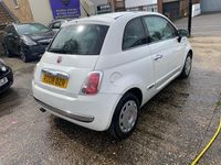 Used Fiat 500 Lounge 2008 White Hatchback