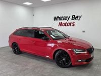 Used Skoda Superb SportLine 190 HP (139 kW) 2016 Red Estate