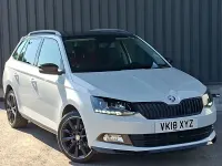 Used Skoda Fabia Monte Carlo 110 HP (80 kW) 2018 White Estate
