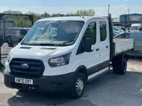 Used Ford Transit 130 HP (95 kW) 2021 White Cabriolet