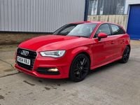 Used Audi A3 S-Line 2014 Red Hatchback