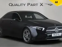 Used Mercedes A200 AMG line 2021 Black Sedan