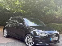 Used Audi A1 S-Line 116 HP (85 kW) 2015 Black Hatchback