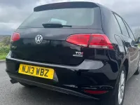 Used VW Golf VII SE 2013 Black Hatchback