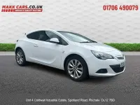 Used Vauxhall Astra GTC SRi 140 HP (102 kW) 2015 White Coupe