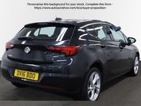 Used Vauxhall Astra SRi 100 HP (73 kW) 2016 Black Hatchback