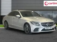 Used Mercedes C200 AMG line 184 HP (135 kW) 2019 Silver Sedan