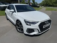 Used Audi A3 S-Line 110 HP (80 kW) 2023 White Sedan