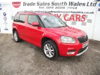 Used Skoda Yeti SE 110 HP (80 kW) 2015 Red SUV