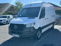 Used Mercedes Sprinter 163 HP (119 kW) 2019 White Van