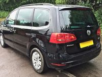 Used VW Sharan SE 140 HP (102 kW) 2011 Black MPV
