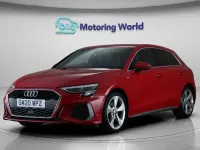 Used Audi A3 Sportback S-Line 150 HP (110 kW) 2020 Red Hatchback