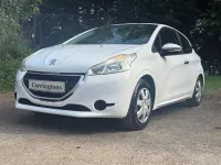 Used Peugeot 208 Access 68 HP (50 kW) 2012 White Hatchback