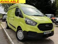 Used Ford Transit Custom 2018 Green Van