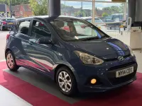 Used Hyundai i10 SE 66 HP (48 kW) 2014 Blue Hatchback