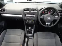 Used VW Golf Cabriolet SE 105 HP (77 kW) 2015 Blue Cabriolet