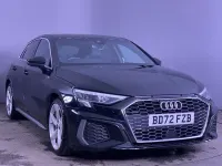 Begagnad Audi A3 Sportback S-Line 110 HK (80 kW) 2022 Svart Halvkombi