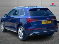 Used Audi Q5 S-Line 261 HP (191 kW) 2021 Blue SUV