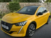 Used Peugeot 208 GT-line 100 HP (73 kW) 2020 Yellow Hatchback
