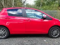 Used Toyota Yaris 99 HP (72 kW) 2017 Red Hatchback