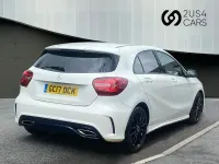 Used Mercedes A200 AMG Line Premium 136 HP (100 kW) 2017 White Hatchback