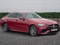 Used Mercedes C300e AMG line 2023 Red Sedan