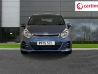 Used Kia Rio 109 HP (80 kW) 2015 Blue Hatchback