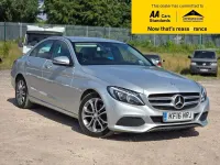 Used Mercedes C220 170 HP (125 kW) 2016 Silver Sedan