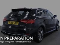 Used Audi A3 Sportback S-Line 150 HP (110 kW) 2019 Black Hatchback