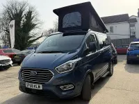 Used Ford Tourneo Custom Titanium 130 HP (95 kW) 2018 Blue Van
