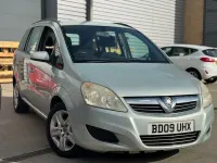 Used Vauxhall Zafira 115 HP (84 kW) 2009 Green MPV