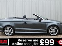 Used Audi A3 Cabriolet S-Line 150 HP (110 kW) 2018 Grey Cabriolet