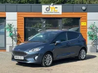 Used Ford Fiesta Titanium 100 HP (73 kW) 2018 Blue Hatchback