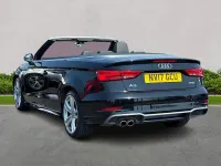 Used Audi A3 Cabriolet S-Line 150 HP (110 kW) 2017 Black Cabriolet