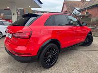 Used Audi Q3 Black Edition 184 HP (135 kW) 2017 Red SUV