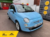 Used Fiat 500C Lounge 2010 Blue Cabriolet