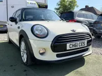 Begagnad Mini ONE Hatch 2016 Vit Halvkombi