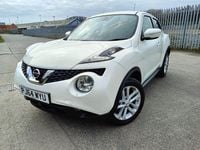 Used Nissan Juke Acenta Premium 115 HP (84 kW) 2014 White SUV
