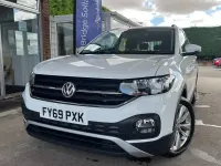Used VW T-Cross SE 95 HP (69 kW) 2019 White SUV