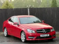 Used Mercedes C180 Sport Edition 2012 Red Coupe