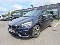 Used BMW 225 Active Tourer Sport Line 224 HP (164 kW) 2017 Blue MPV