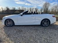 Used Mercedes E220 AMG line 194 HP (142 kW) 2018 White Cabriolet