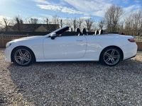 Used Mercedes E220 AMG line 2018 White Cabriolet