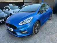 Begagnad Ford Fiesta ST-Line 2019 Blå Halvkombi