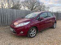 Used Ford Fiesta Zetec 2012 Red Hatchback
